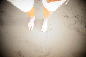 White feet at Karangasem