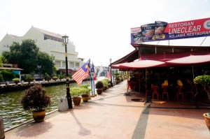Popular with locals: Line Clear joint, Melaka River