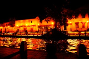 Melaka River at night